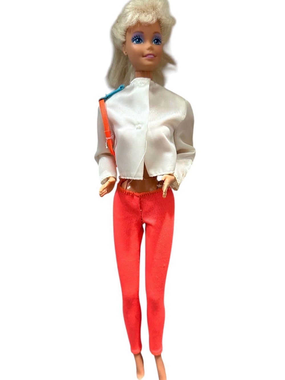 Mattel 1966 Blonde Doll in White Top & Coral Pants